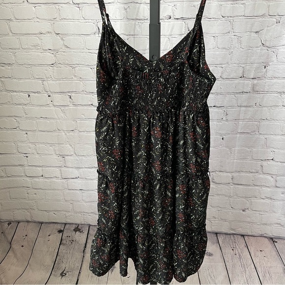 Altar'd State Tiered Black Floral Dress Size Medium - Picture 2 of 3